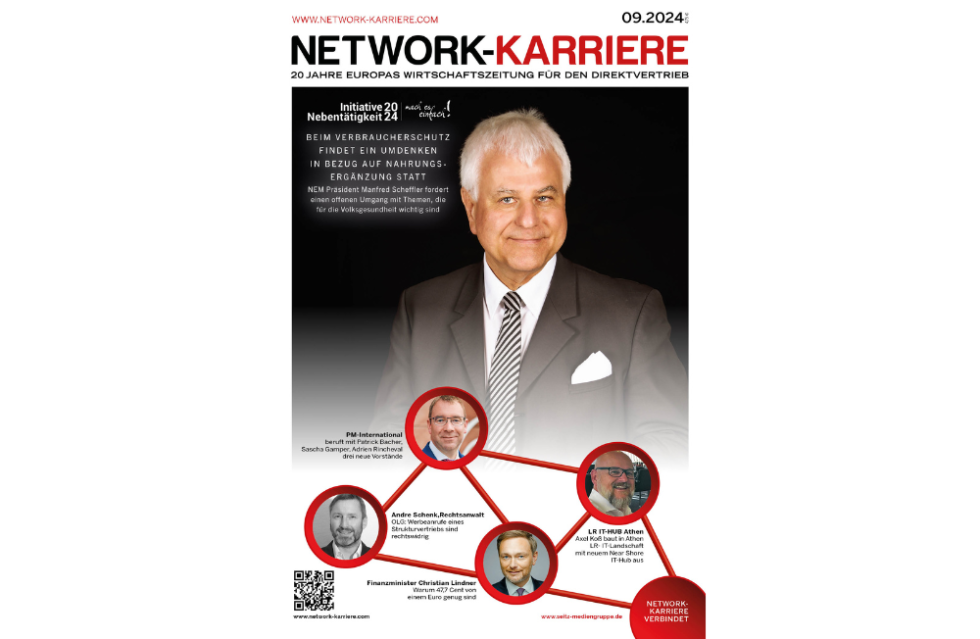 Die Network-Karriere September Ausgabe ist jetzt online!